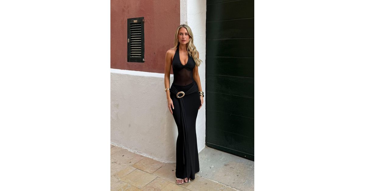 Outcast Kaden Maxi Dress in Black | Lyst