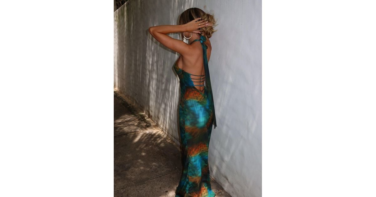 Outcast Azores Maxi Dress Moody Leopard | Lyst
