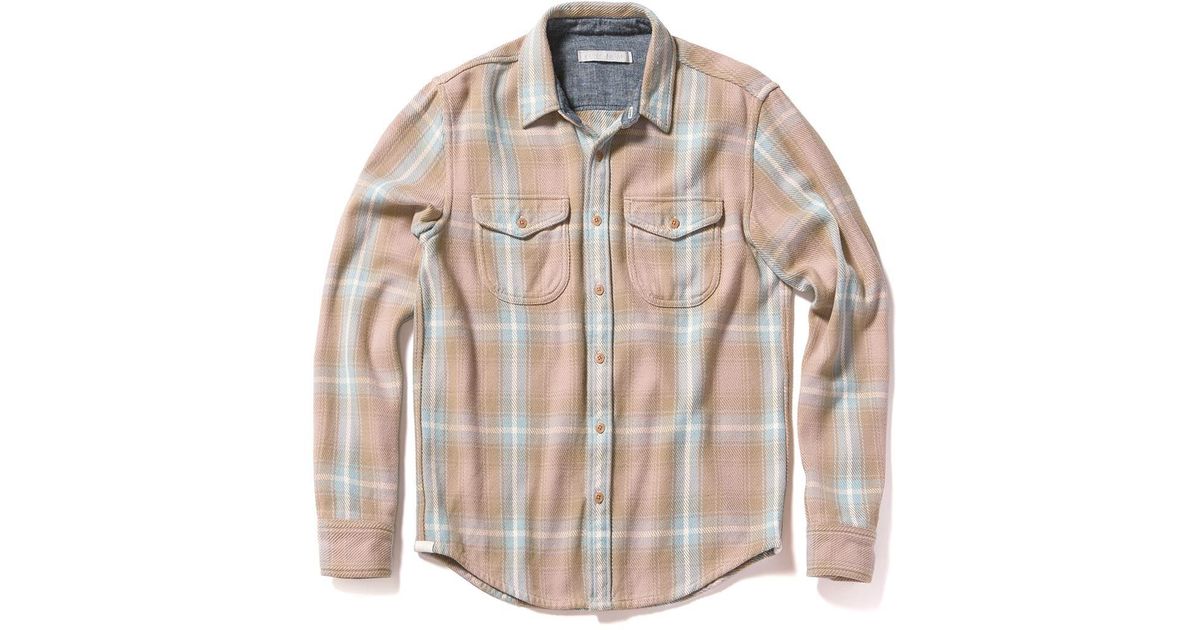 Outerknown Cotton Plaid Blanket Shirt for Men | Lyst