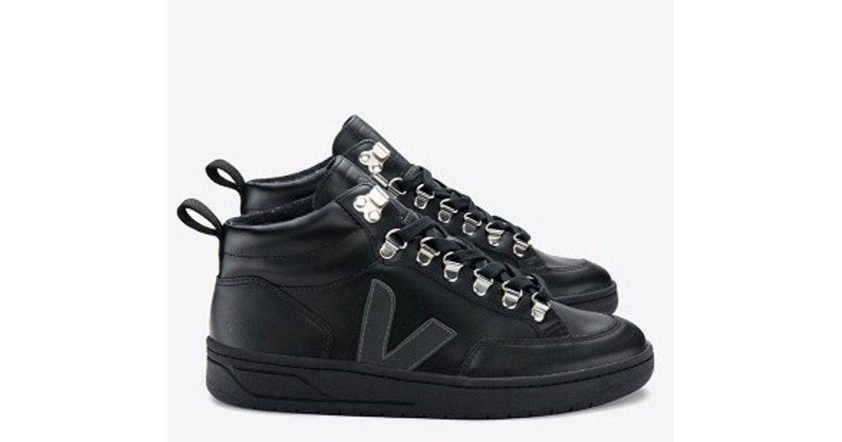 roraima leather black grafite black sole