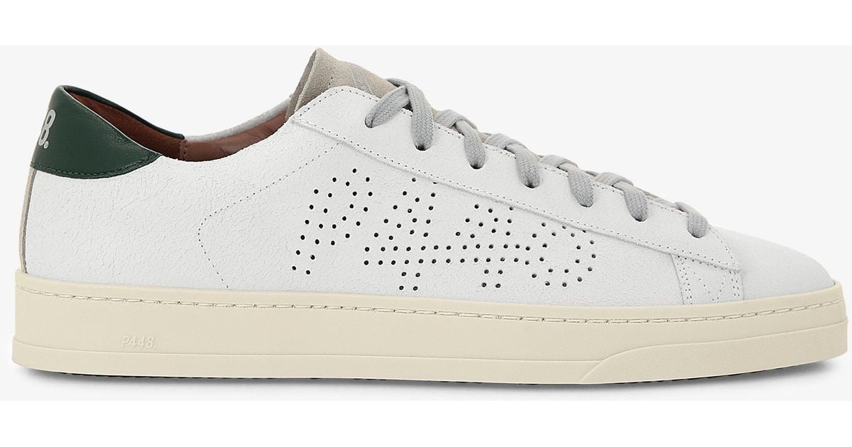 P448 Leather Jack Golf in White for Men | Lyst
