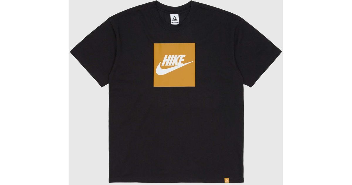 Nike Acg Hike Box T-shirt in Black for Men | Lyst