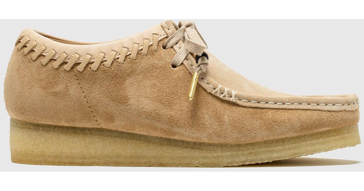 Clarks Suede Wallabee in Natural/Tan (Natural) for Men | Lyst
