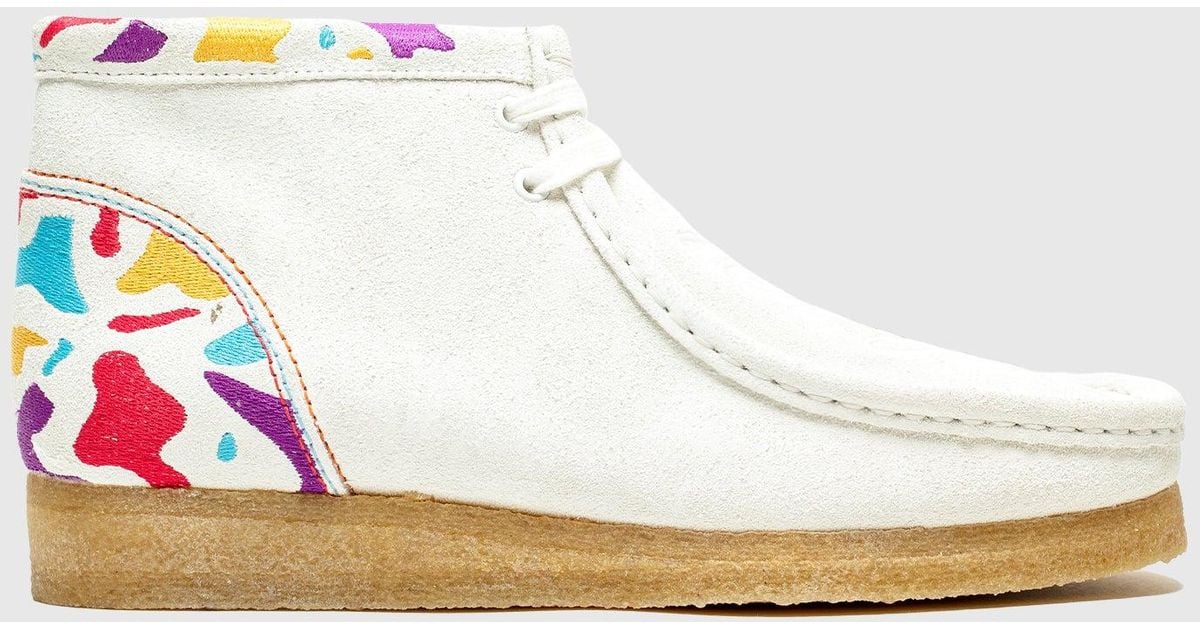 Clarks Wallabee Boot X One School in White for Men Lyst
