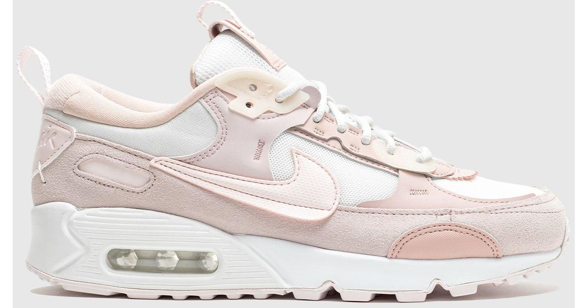 Nike Wmns Air Max 90 Futura "soft Pink" in White | Lyst