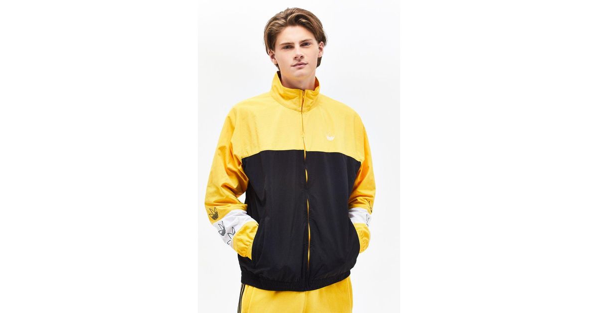 adidas originals blocked warm up jacket