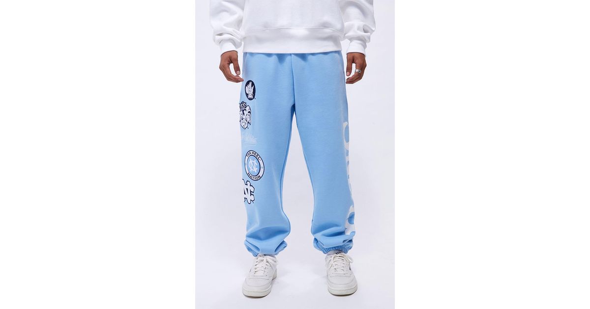 Mitchell & Ness Fleece Ncaa North Carolina Sweatpants in Blue for Men Lyst