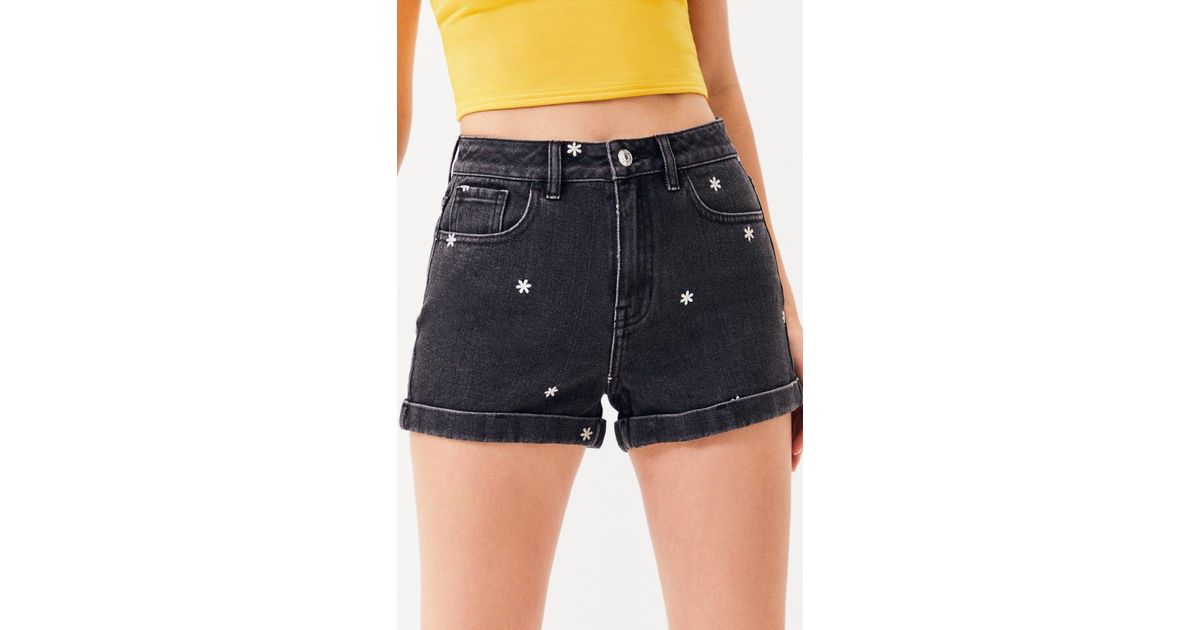 pacsun embroidered shorts