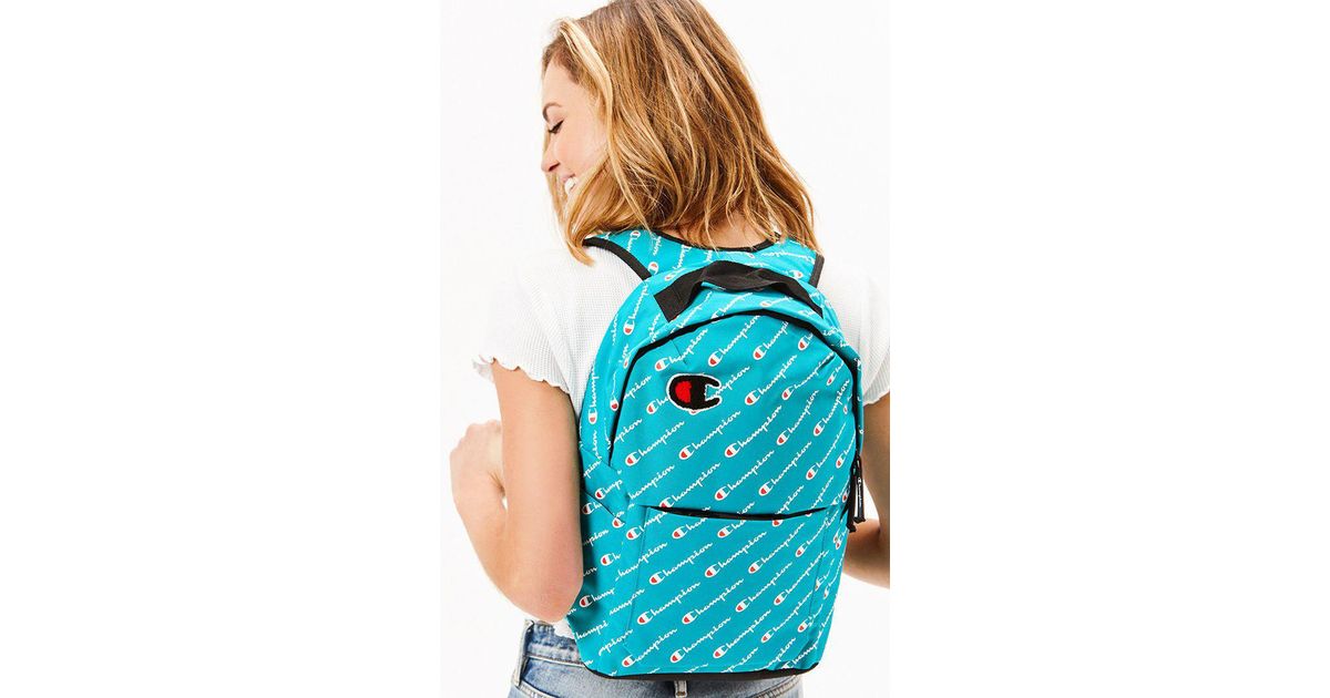 teal champion backpack