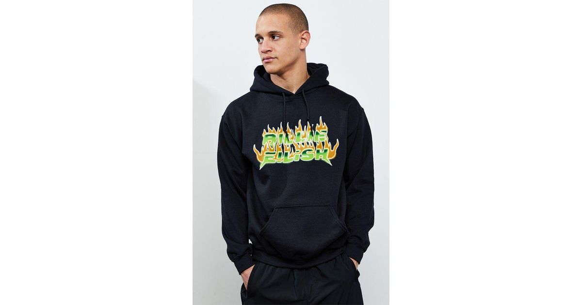pacsun black billie eilish hoodie for men