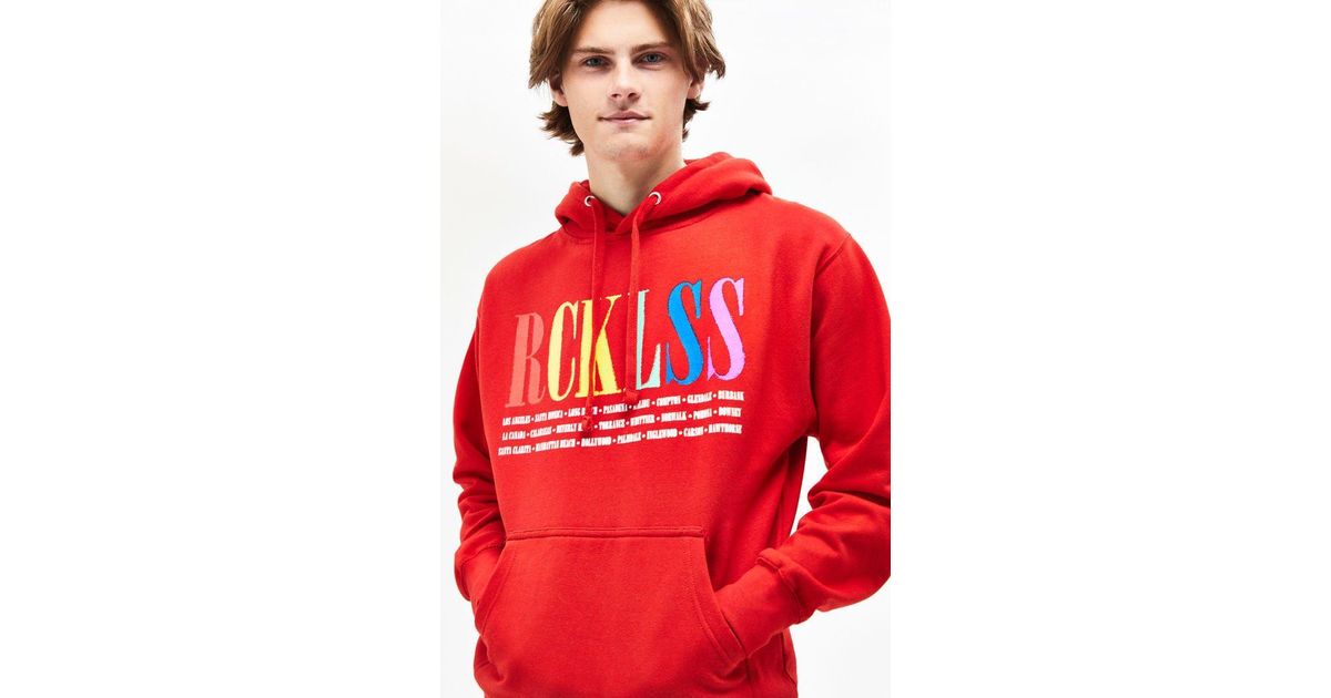 young and reckless red hoodie
