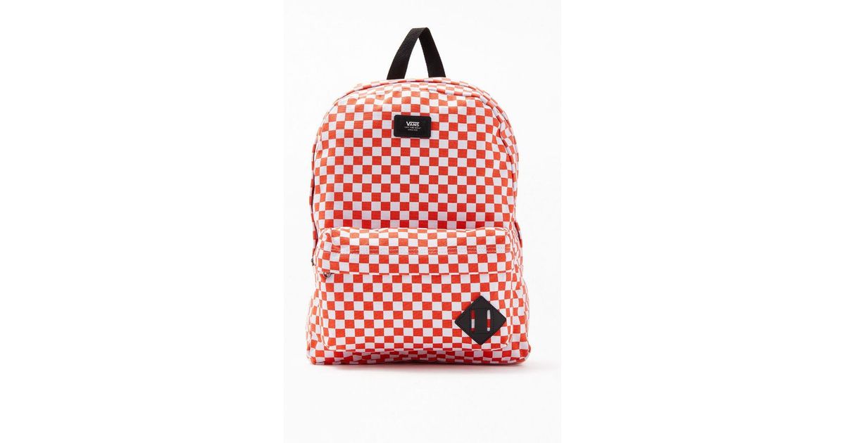 vans backpack coral