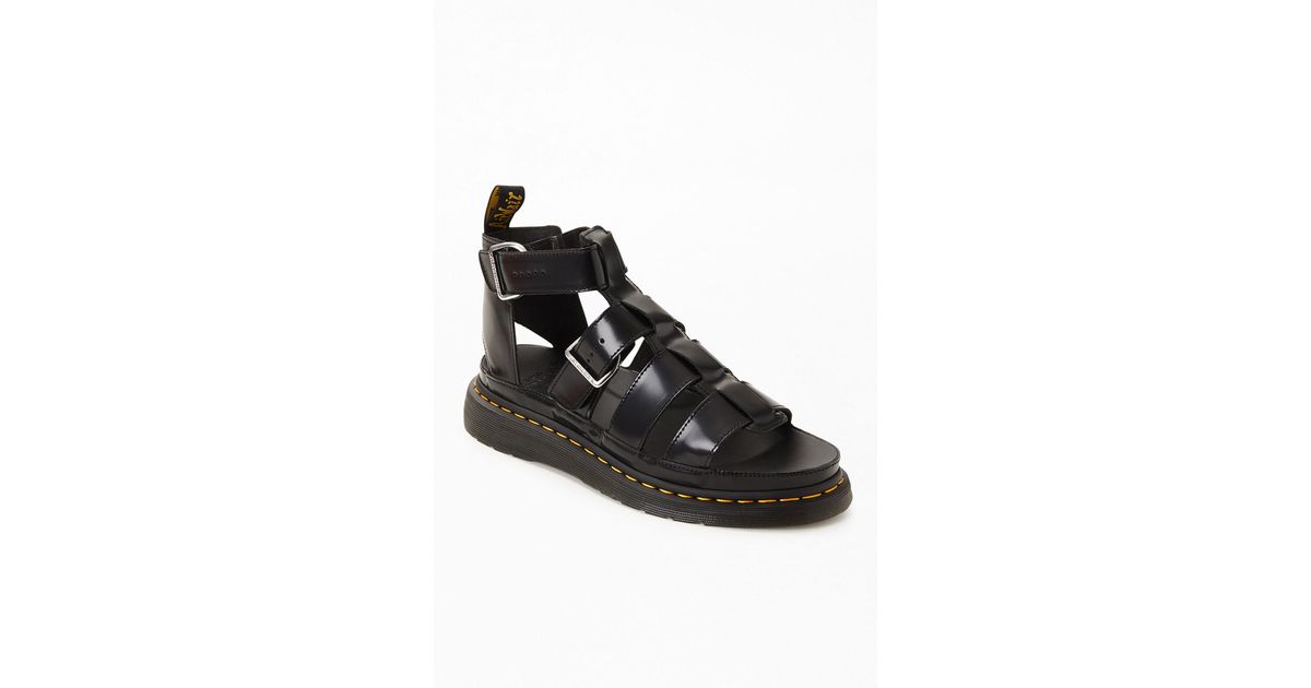 mackaye leather strap sandals