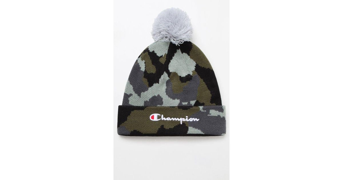 camo champion beanie