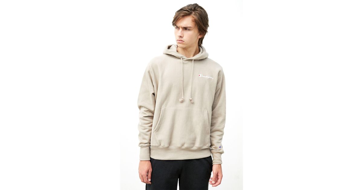 champion script embroidered reverse weave pullover hoodie