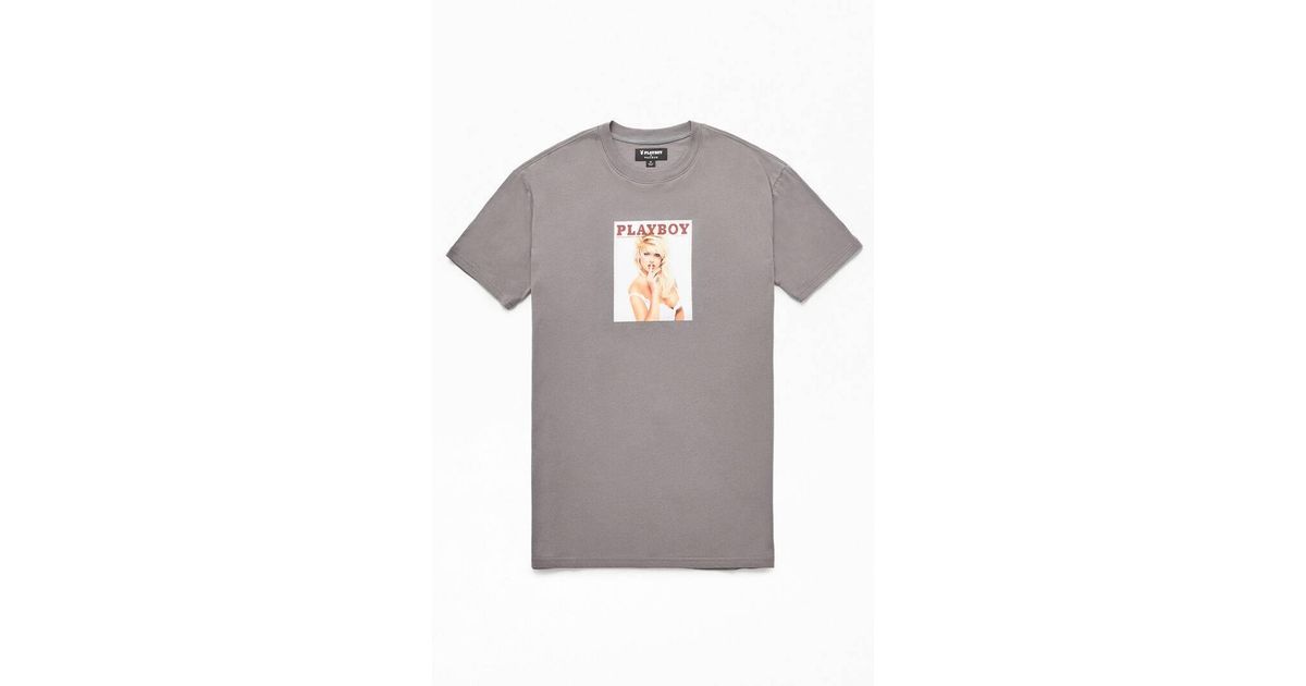 playboy unisex tshirt bunny black pink soft flock