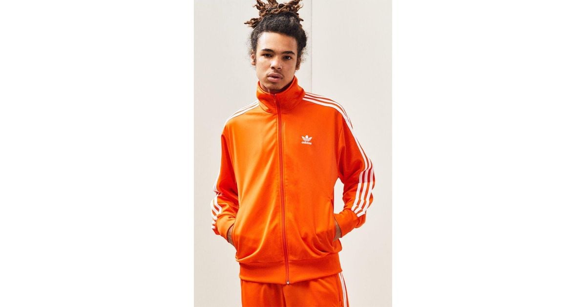 adidas orange track suit