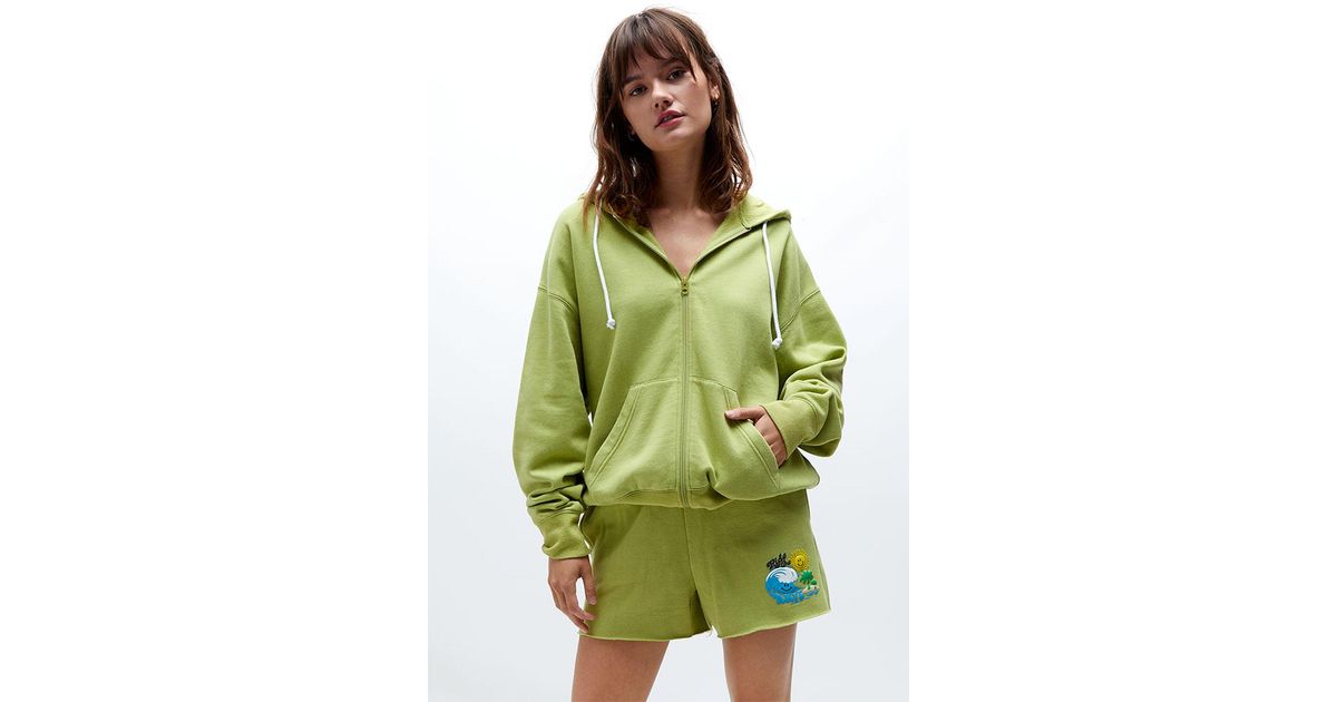 PacSun Ride The Wave Full Zip Hoodie in Green | Lyst