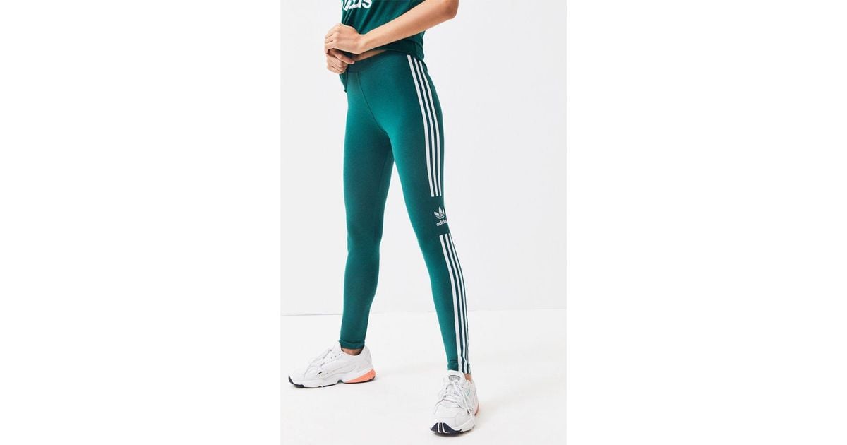 collegiate green adidas leggings