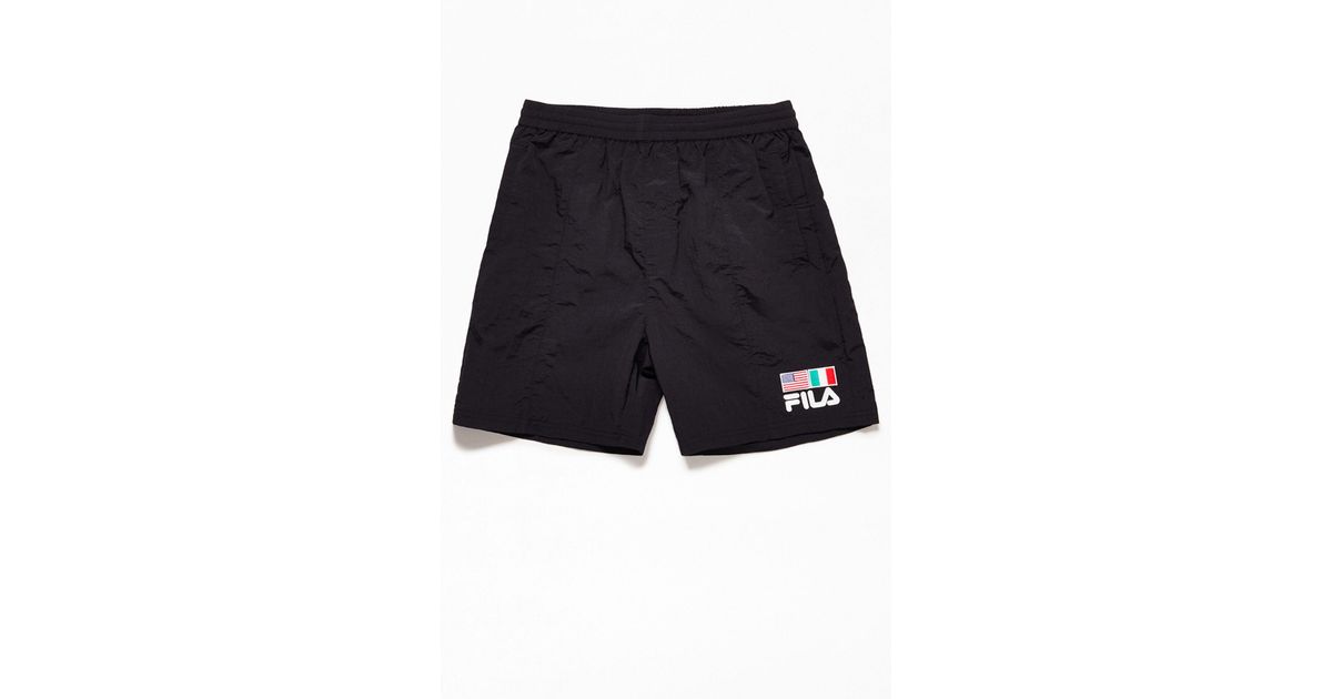 fila flag nylon shorts