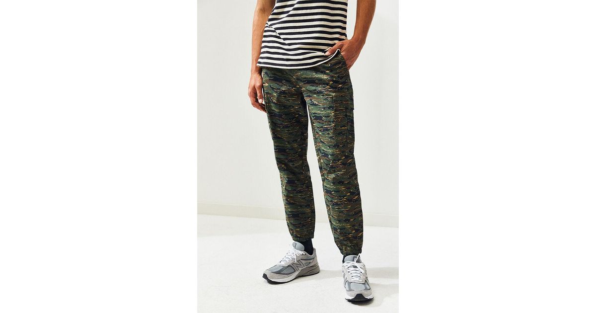 pacsun drop skinny camo cargo jogger pants