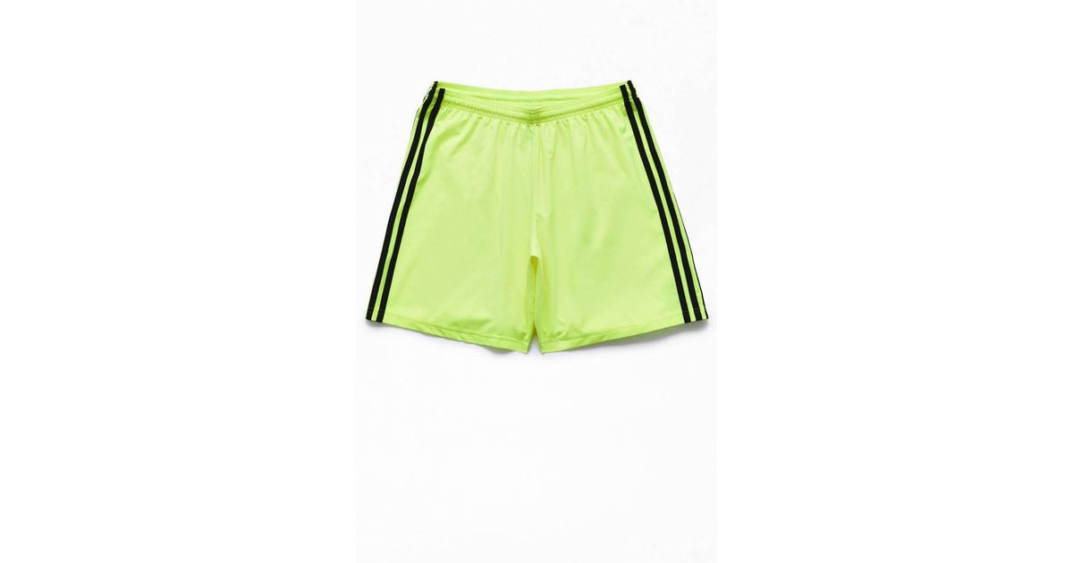 adidas shorts neon