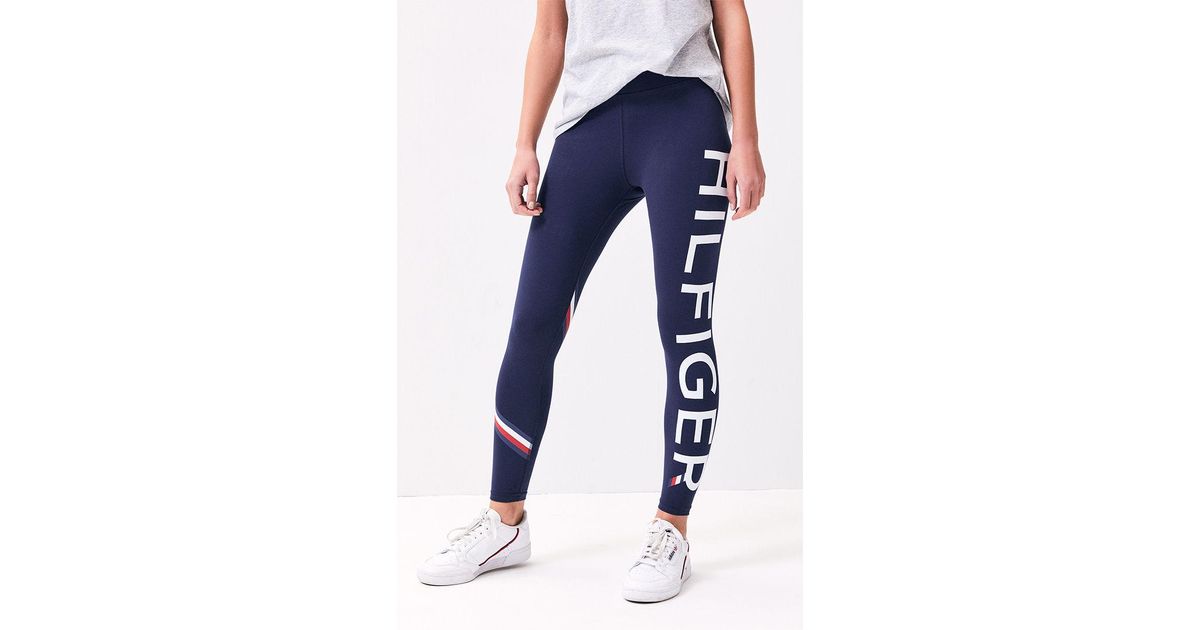 tommy hilfiger logo leggings
