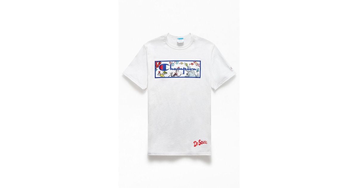 champion box logo t shirt