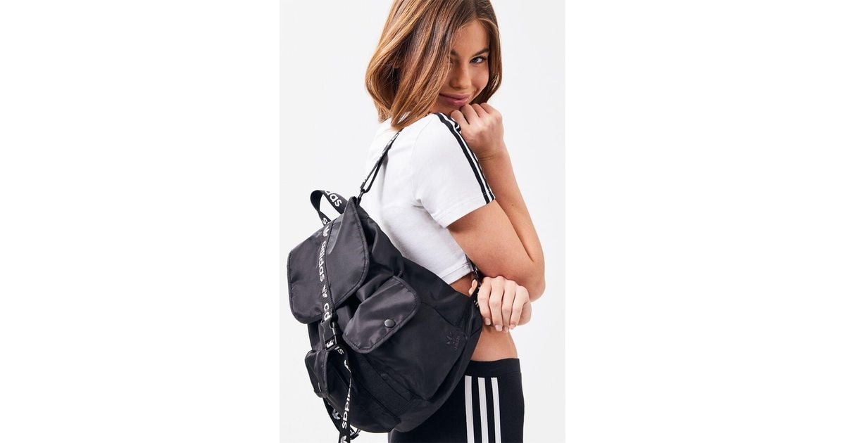 adidas Originals Utility Mini Backpack in Black/White (Black) | Lyst