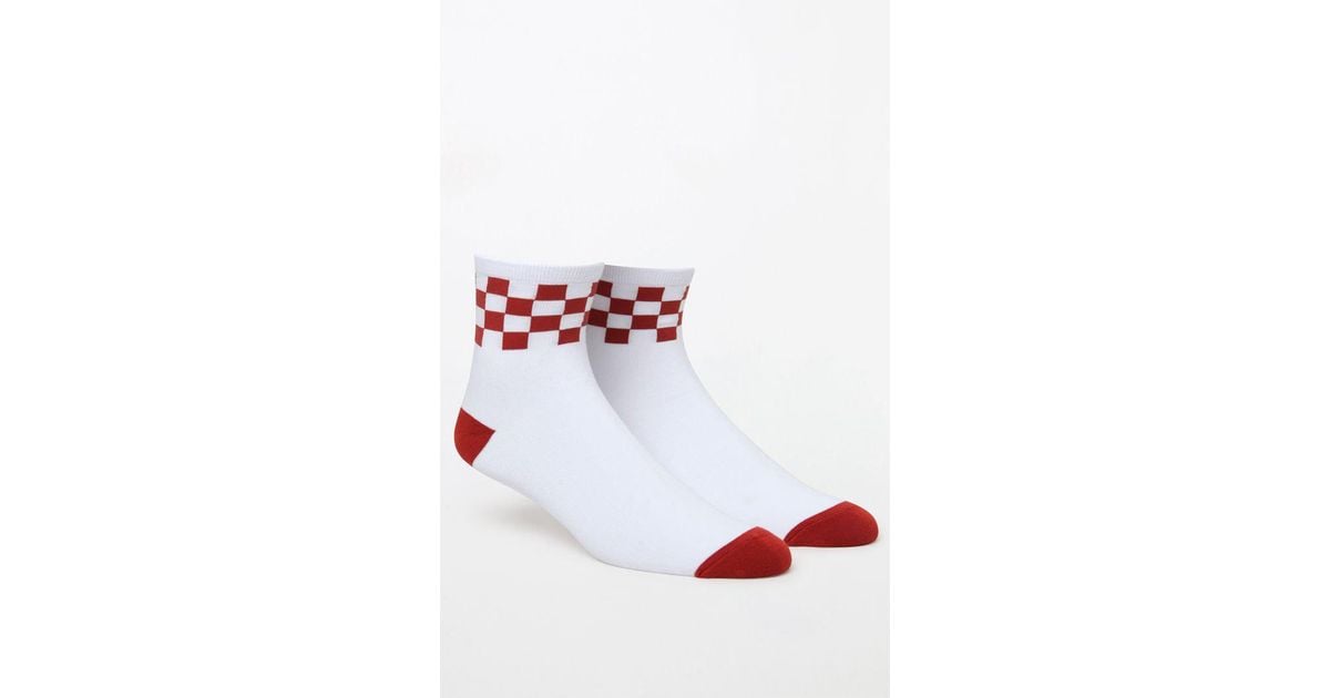 red checkered vans socks
