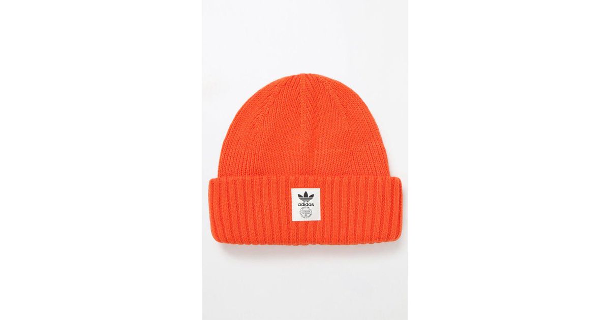 adidas Utility Orange Beanie for Men | Lyst