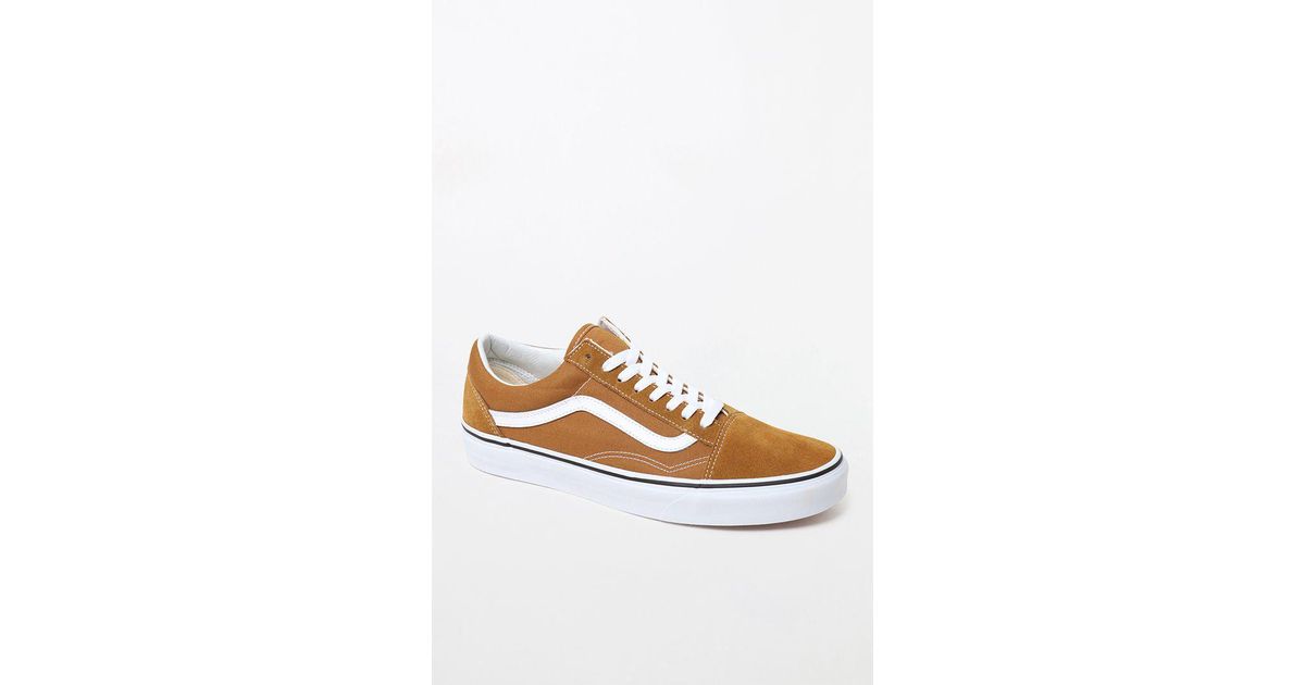 Vans Color Theory Tan Old Skool Shoes in Brown for Men Lyst