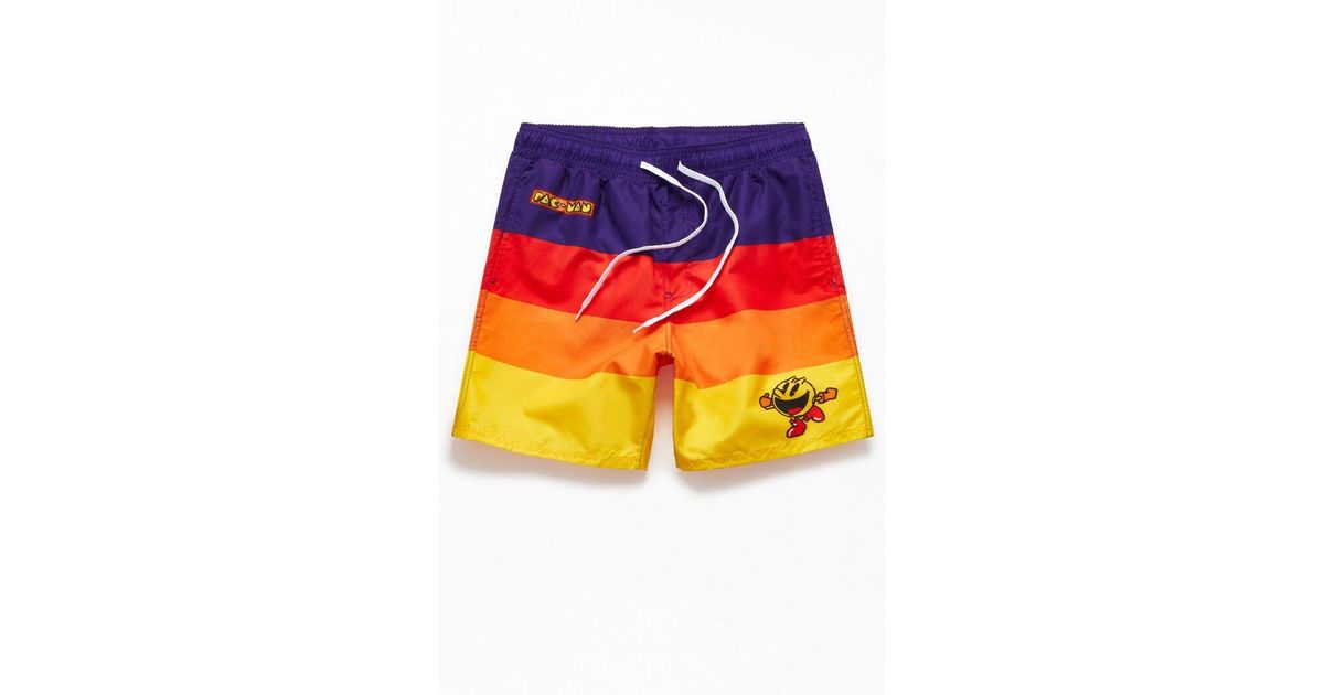 pac man swim trunks