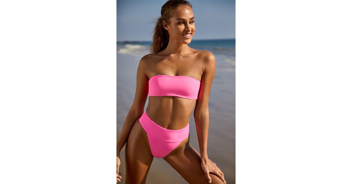 la hearts babe bandeau bikini top