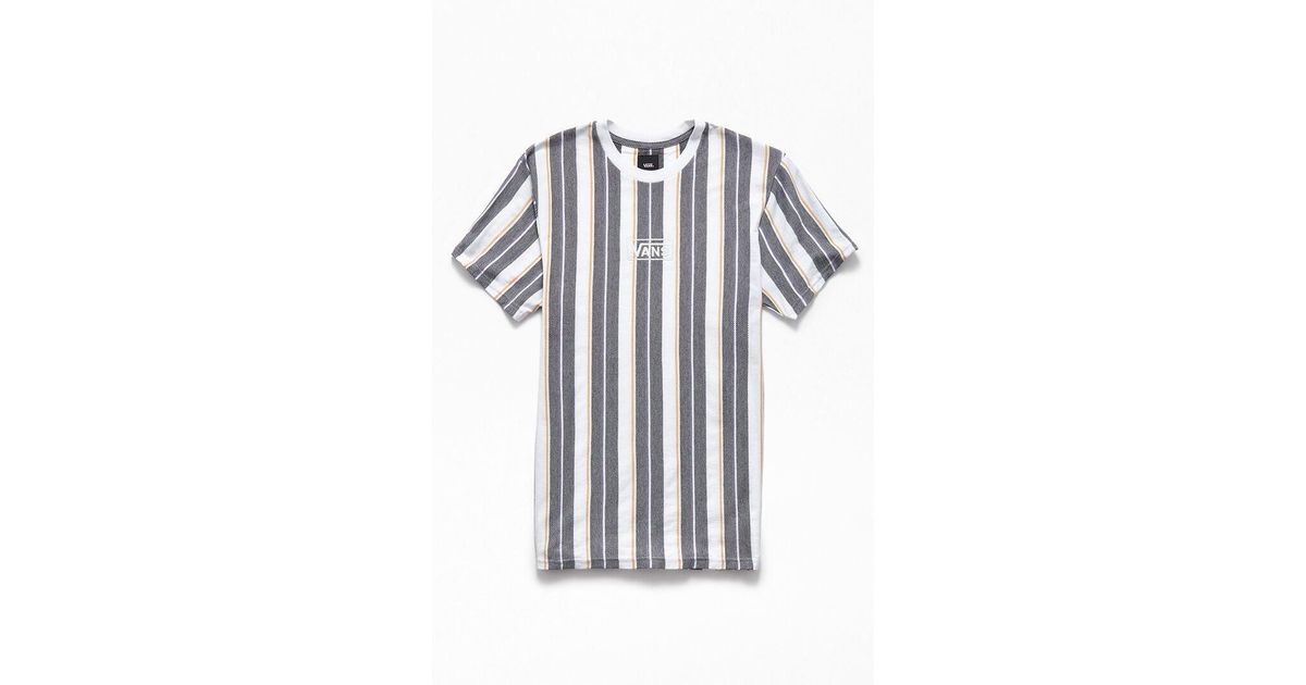Vans Maxwell Striped T-shirt in White 
