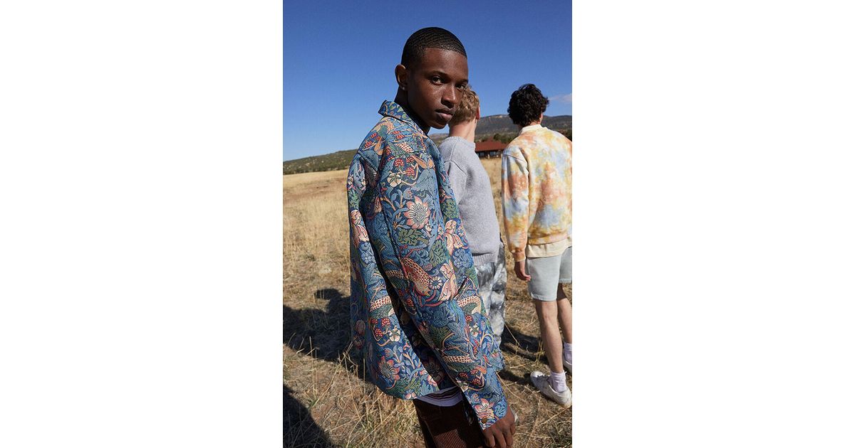 PacSun Jacquard Gas Jacket in Blue for Men | Lyst