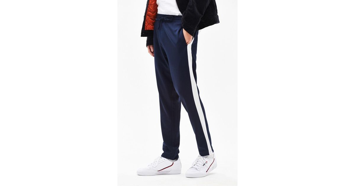 pacsun side stripe tricot black track pants