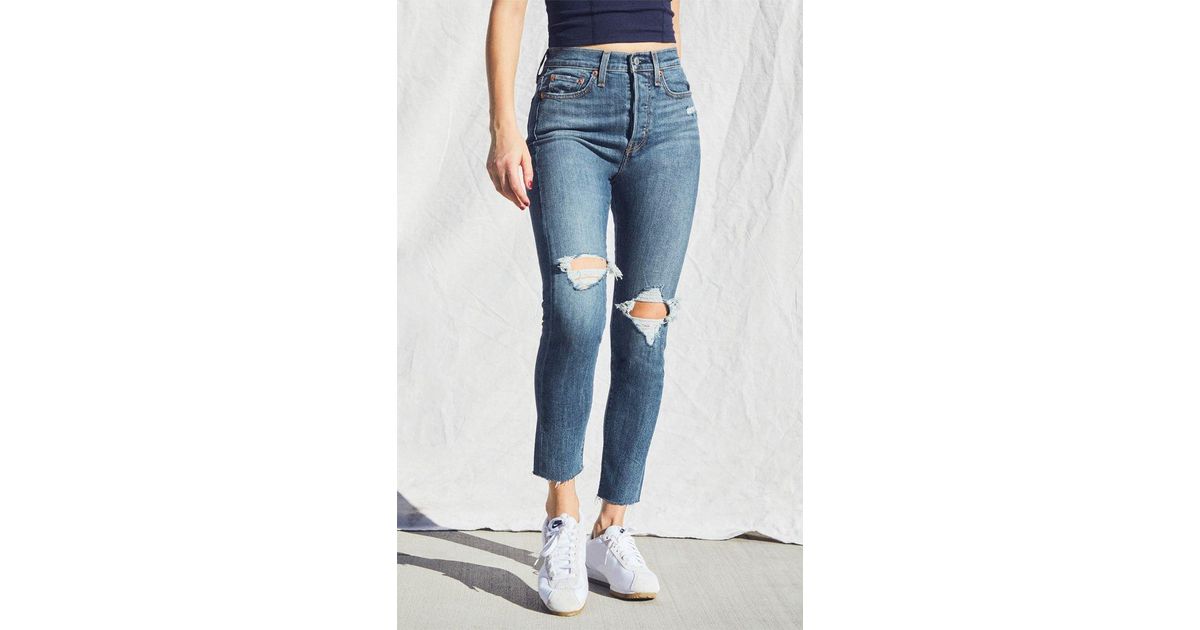 levi's tough love wedgie skinny jeans