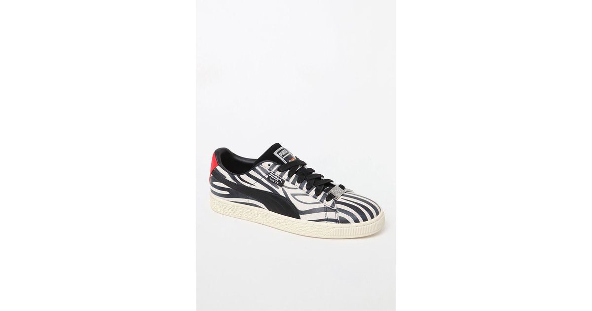 PUMA X Paul Stanley Suede Shoes in White/Black (Black) for Men | Lyst
