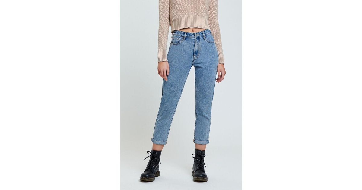 lexie blue mom jeans