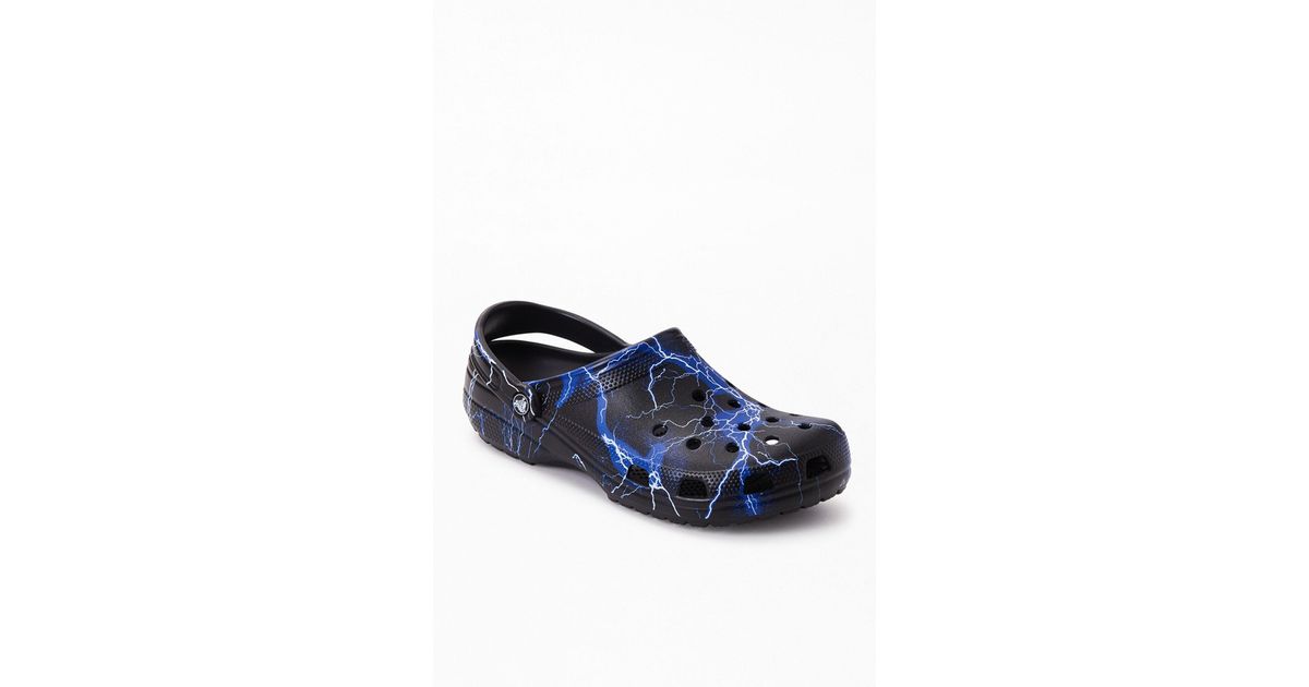 Crocs™ Classic Lightning Clogs in Blue for Men Lyst