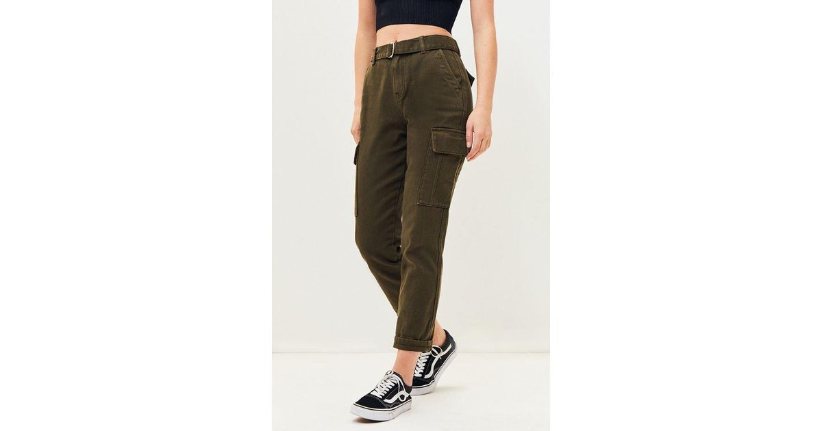 olive green mom jeans