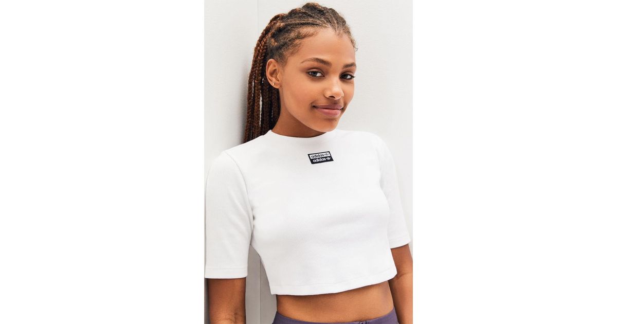 adidas ribbed crop top