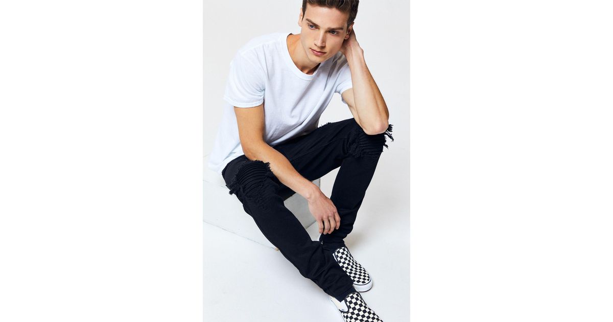 pacsun black ripped jeans