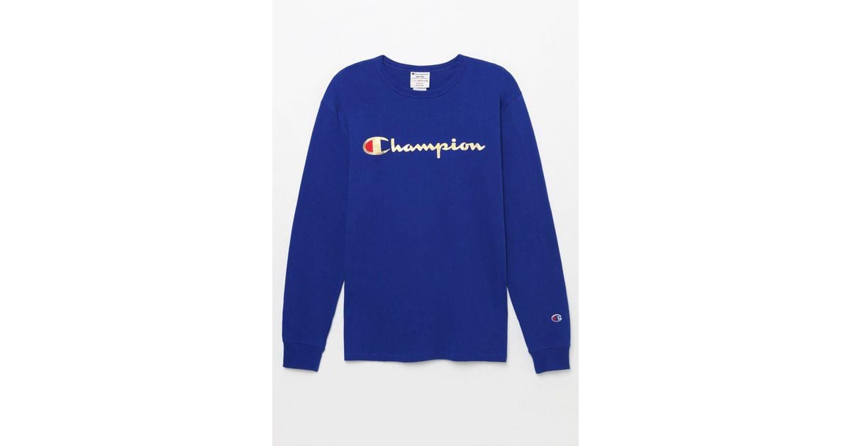 royal blue champion long sleeve