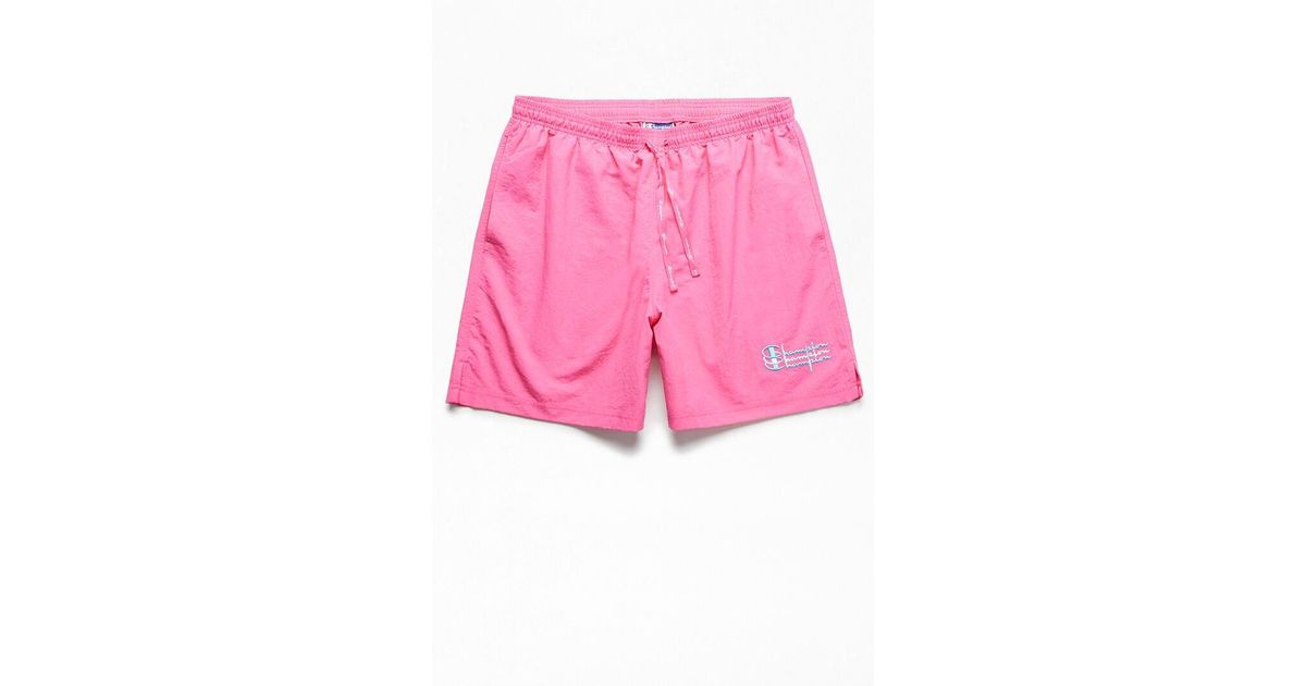 Nylon Ripstop Shorts in Pink for Men - Lyst