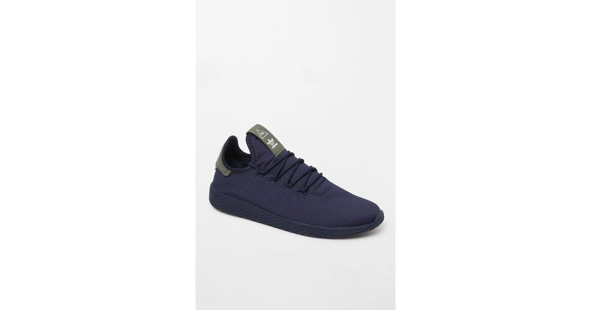 adidas Rubber X Pharrell Williams Navy Tennis Hu Shoes in Blue for Men |  Lyst