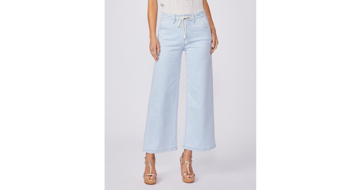 PAIGE Denim Carly Pant in Blue | Lyst
