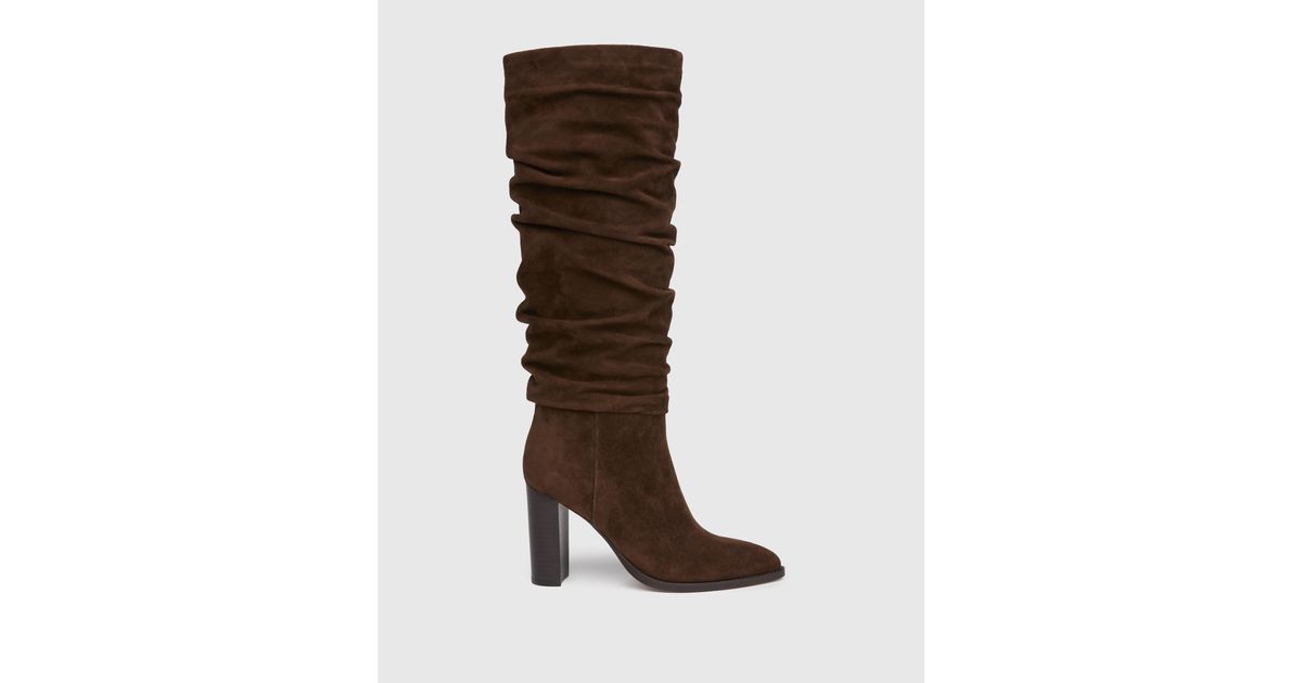 PAIGE Shiloh Boot in Brown | Lyst