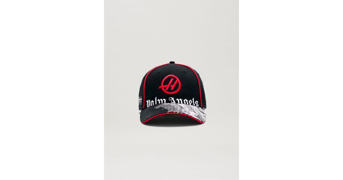 Palm Angels Palm Angels Racing Baseball Cap in Blue for Men Lyst UK